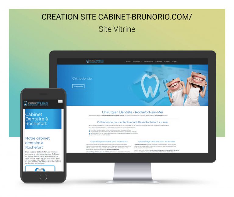 Création Site Vitrine Cabinet dentaire - cabinet-brunorio.com