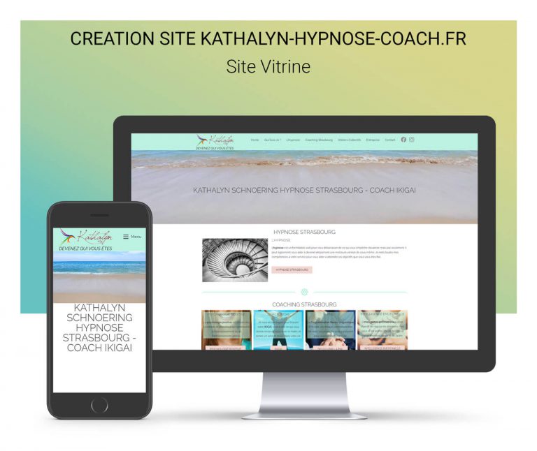 Création site Vitrine Kathalyn Hypnose Strasbourg